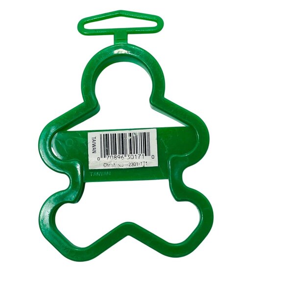 Wilton Vintage 1993 Green Gingerbread Boy Cookie Cutter - Picture 3 of 4